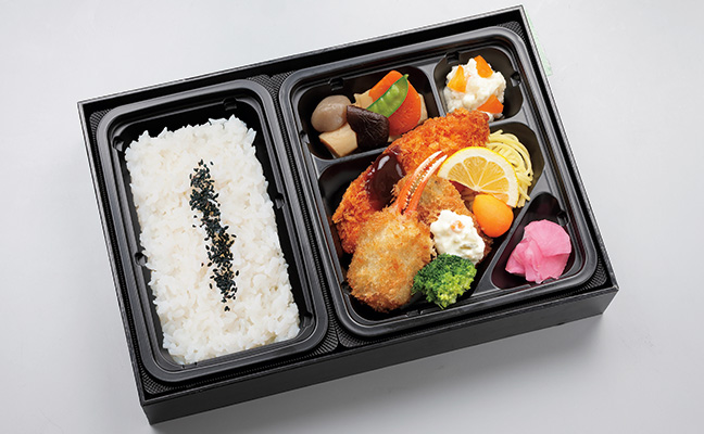 冬のミックスフライ膳