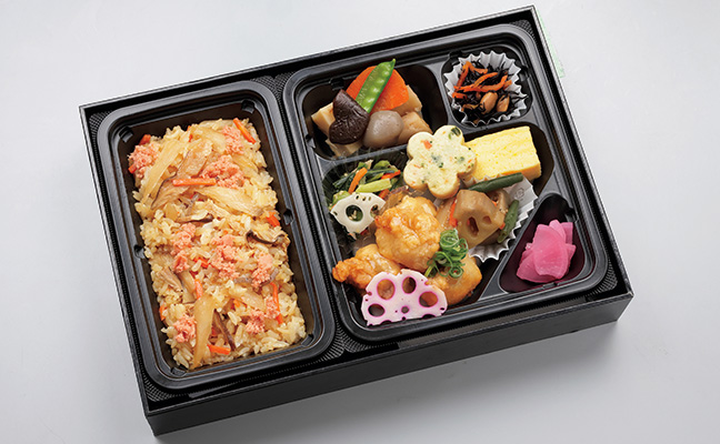 冬の花丸膳〈鮭五目ごはん〉